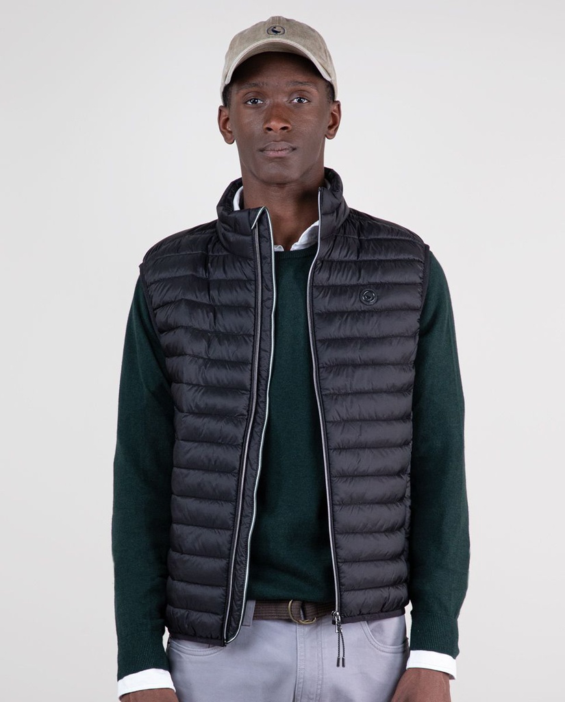 Chaqueta El Ganso Chalecos Hombre Chaleco Acolchado Básico Negro