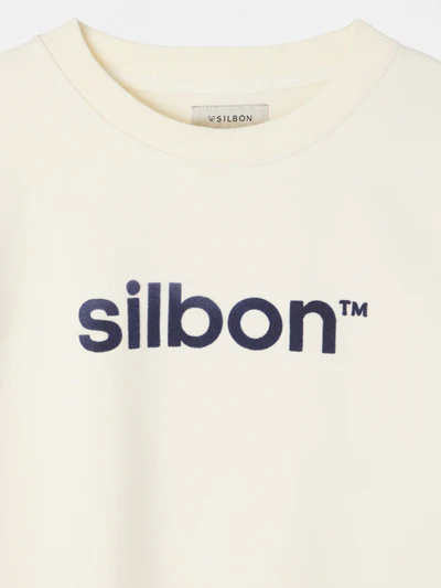 Sudadera Flock Crema  - Silbon