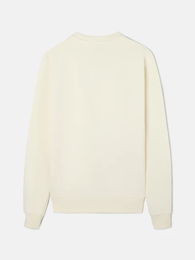 Sudadera Minilogo Crema - Silbon