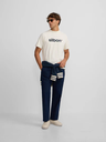 Camiseta Flock Crema - Silbon