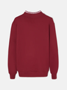 Sudadera Woman Cuello Volante Burdeos - Silbon