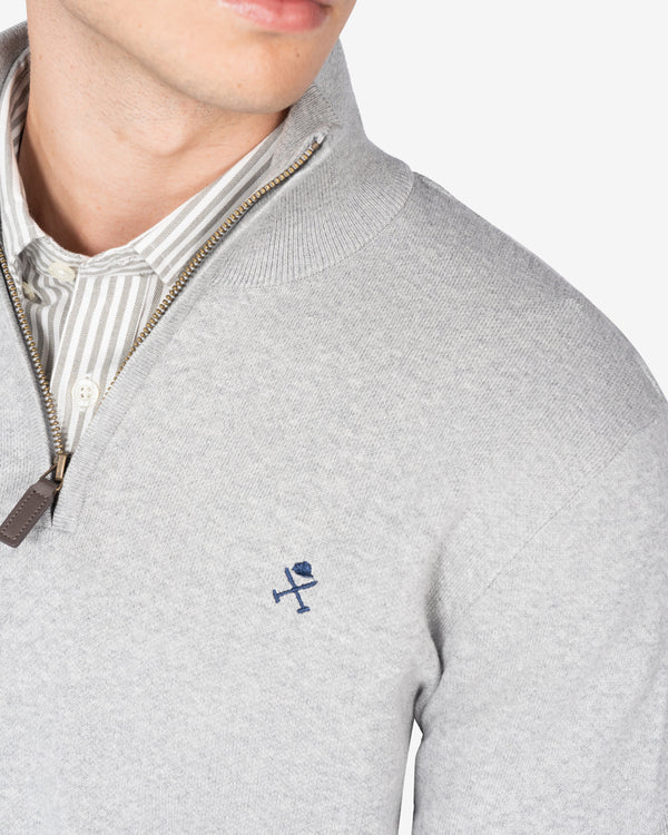 Jersey Icon Zipper Gray Ash -  Harper &amp; Neyer