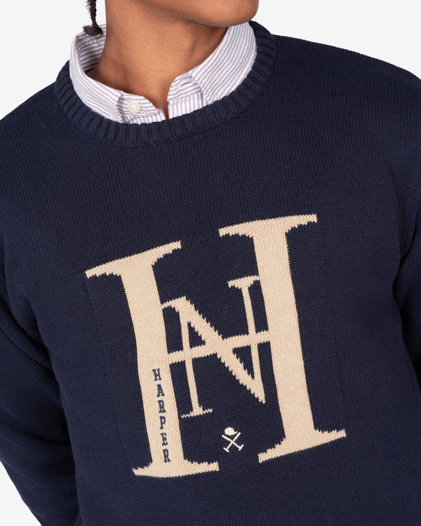 Jersey Harvard Navy Blue - Harper &amp; Neyer