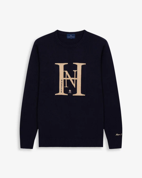 Jersey Harvard Navy Blue - Harper &amp; Neyer