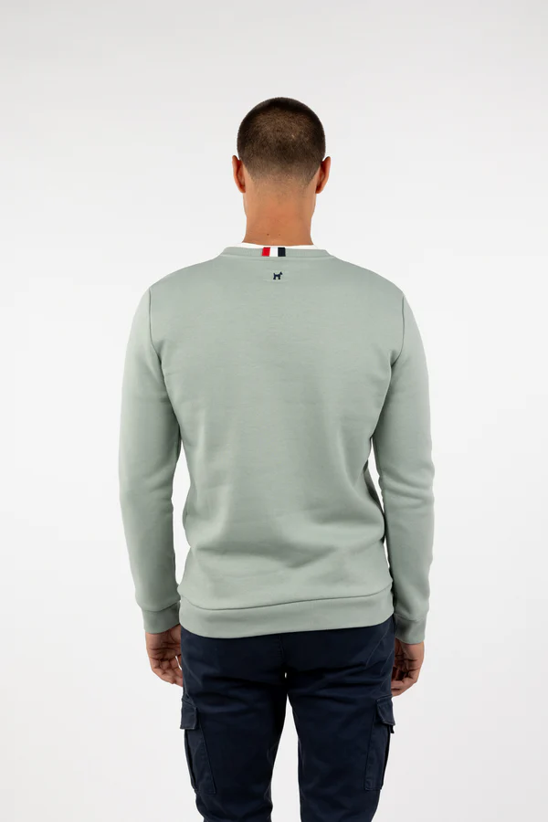 Sudadera Huella Relieve Khaki Suave - Williot