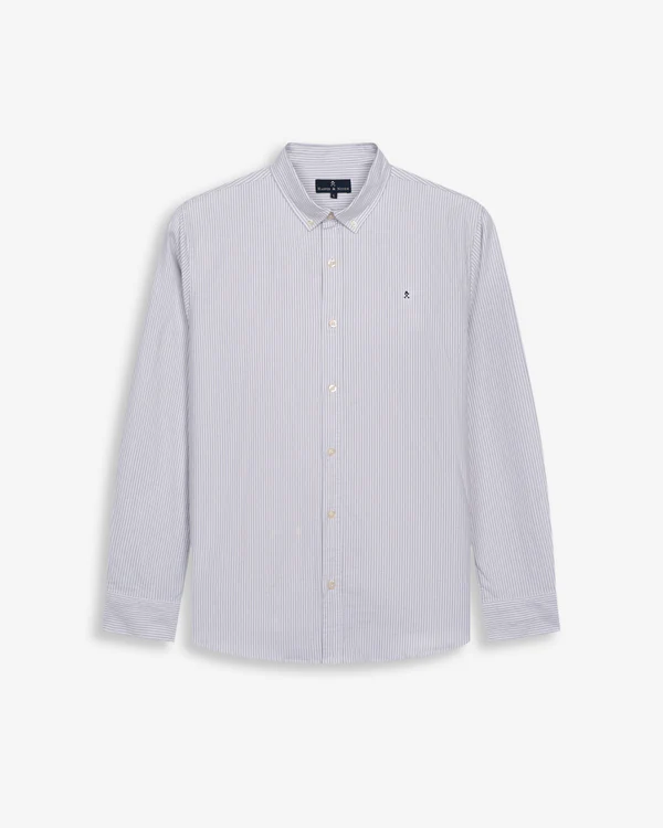 Camisa Mediterraneo Fog Beige - Harper &amp; Neyer
