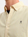 Camisa Rayas Mediterraneo Amarilla Light Yellow - Harper &amp; Neyer