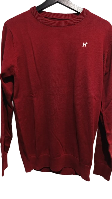 Jersey Cuello Redondo Burdeos - Williot