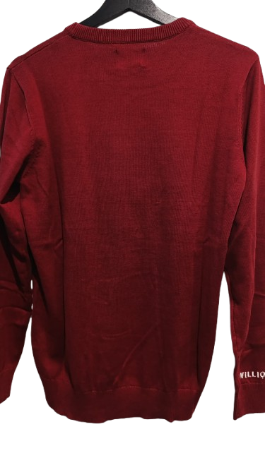 Jersey Cuello Redondo Burdeos - Williot