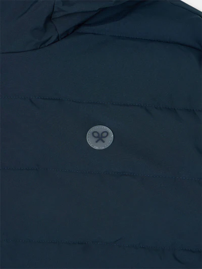 Abrigo Técnico Reversible Capucha Gris Marino - Silbon