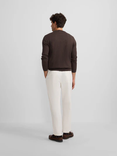 Jersey Classic Cuello Redondo Marrón - Silbon
