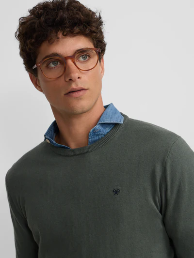 Jersey Classic Cuello Redondo Verde Claro - Silbon