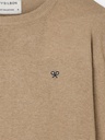 Jersey Classic Cuello Redondo Beige Oscuro - Silbon