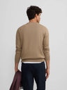 Jersey Classic Cuello Redondo Beige Oscuro - Silbon