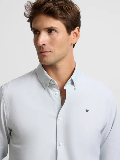 Camisa Sport Oxford Raqueta Verde - Silbon