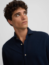Camisa Sport Micropique Comfort Marino  - Silbon
