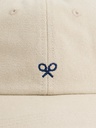Gorra Raquetas Bordadas Beige - Silbon