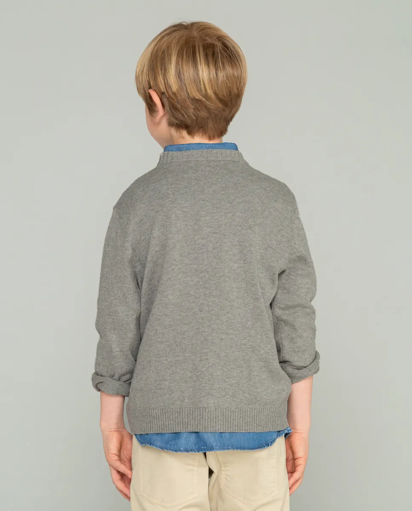 Jersey Niño Moto Logo Gris - Scotta