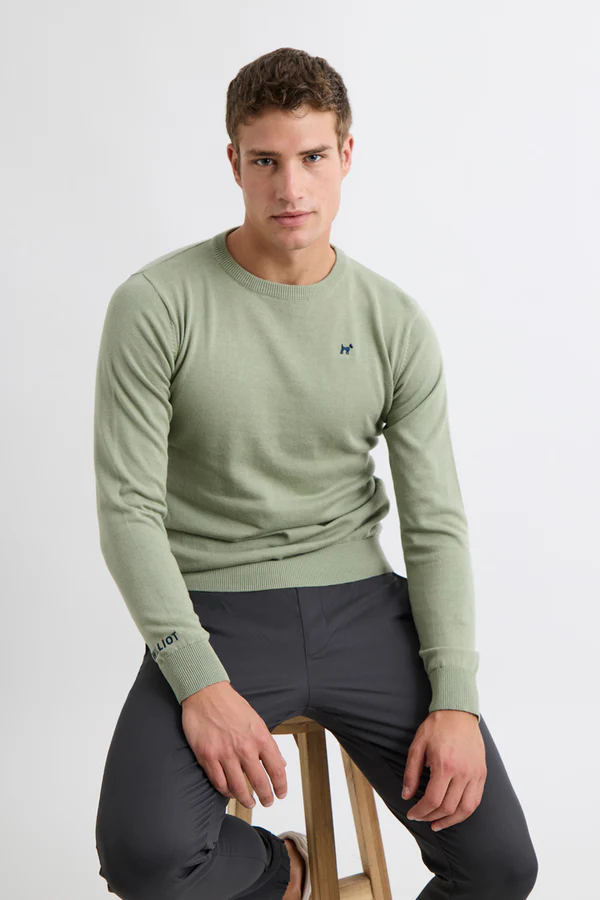 Jersey Cuello Redondo Verde - Williot