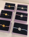 Pulsera Cordón Medalla Grabable Dorado (+ COLORES)