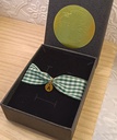 Pulsera Cinta Algodón Vichy con Inicial Chapita (+ COLORES)