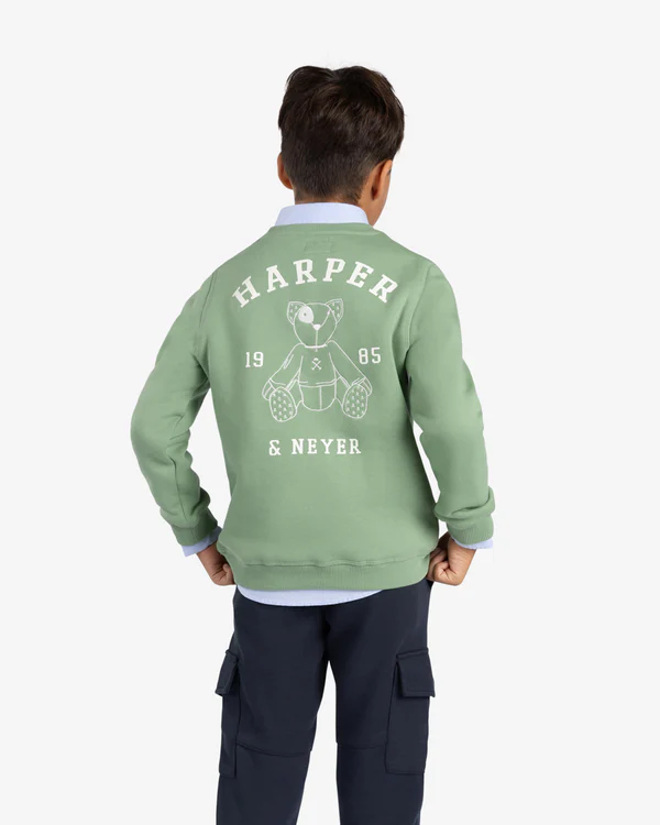 Sudadera Arthur Kids Midow Green - Harper &amp; Neyer