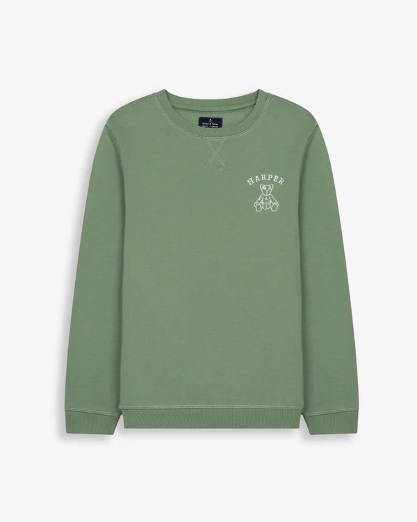 Sudadera Arthur Kids Midow Green - Harper &amp; Neyer