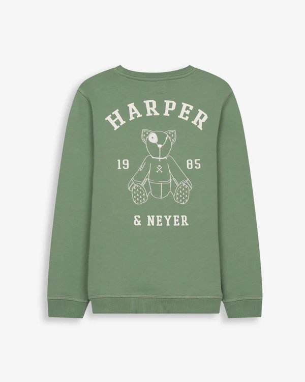 Sudadera Arthur Kids Midow Green - Harper &amp; Neyer
