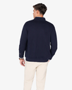 Cardigan Icon Zipper Navy Blue - Harper &amp; Neyer