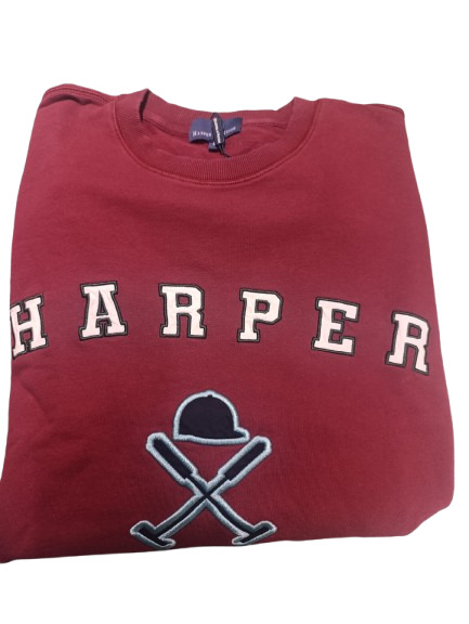 Sudadera Retro Bordeaux - Harper &amp; Neyer