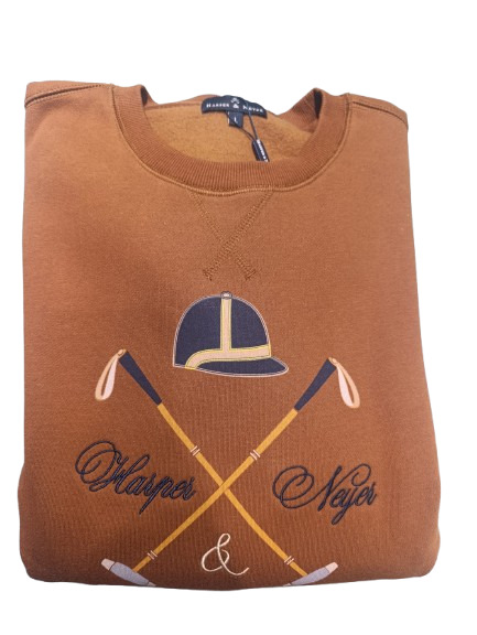 Sudadera Luxe Equine Tobacco - Harper &amp; Neyer