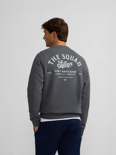 Sudadera The Silbon Squad Gris - Silbon