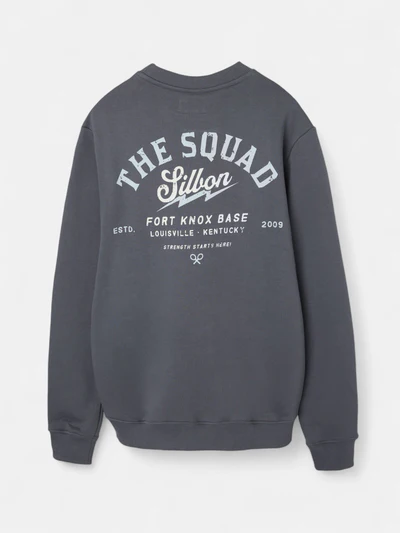 Sudadera The Silbon Squad Gris - Silbon