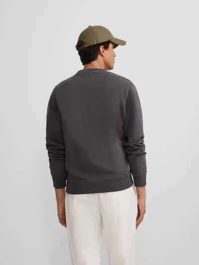 Sudadera Silbon Minilogo Gris Oscuro - Silbon