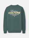 Sudadera Relaxed Fit Culture Verde - Silbon