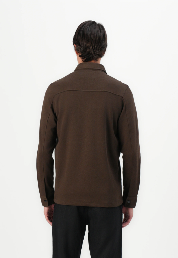 Sobrecamisa Jackie Sweat Jacket Noos Chocolate Torte - Selected Homme