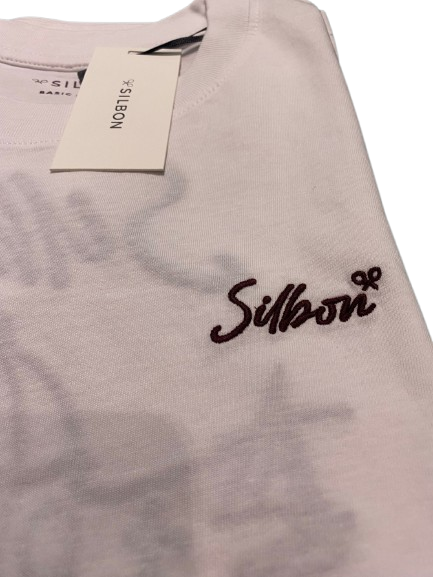 Camiseta Lisa Minilogo Parche Blanca - Silbon (copia)