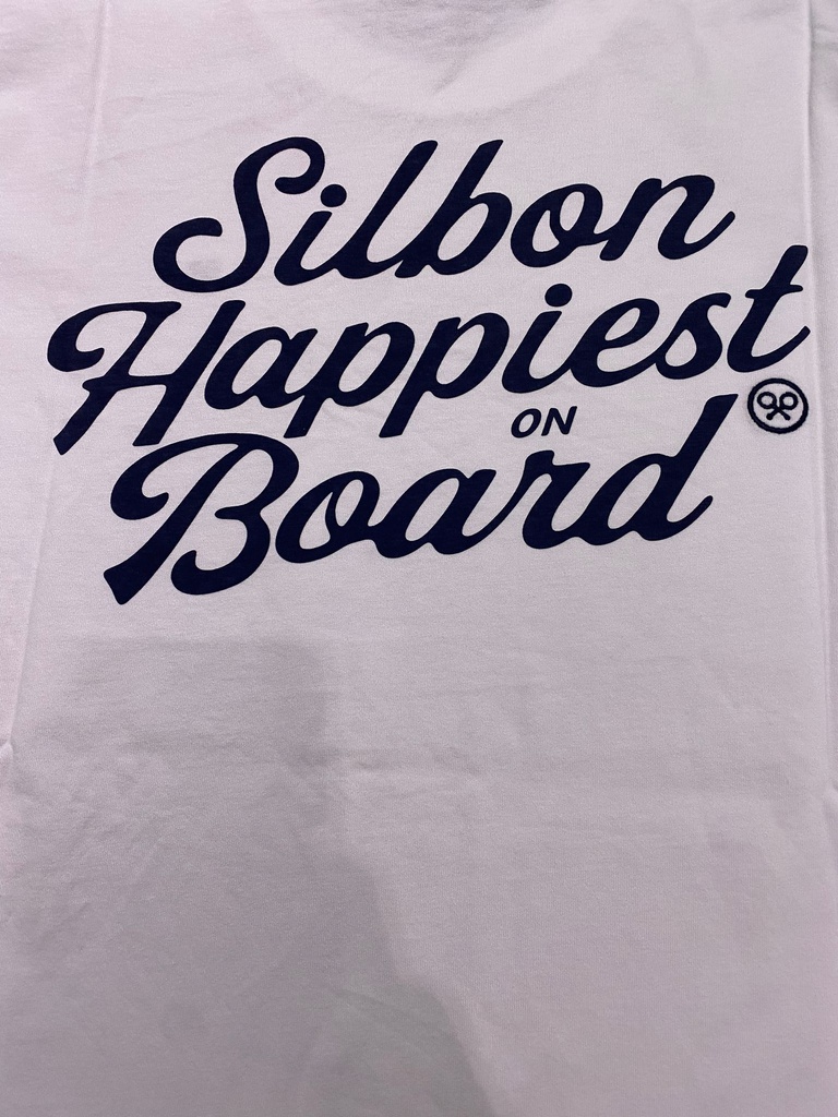 Camiseta Happiest Blanco - Silbon