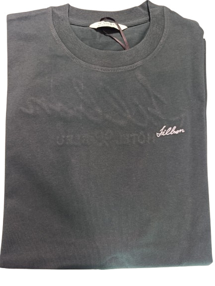 Camiseta Hotel Bleu Verde Oscuro - Silbon
