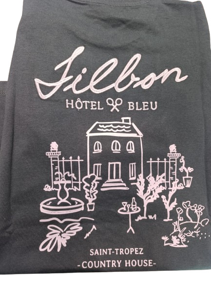 Camiseta Hotel Bleu Verde Oscuro - Silbon