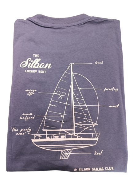 Camiseta Luxury Boat Azul Indigo - Silbon