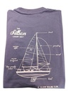 Camiseta Luxury Boat Azul Indigo - Silbon