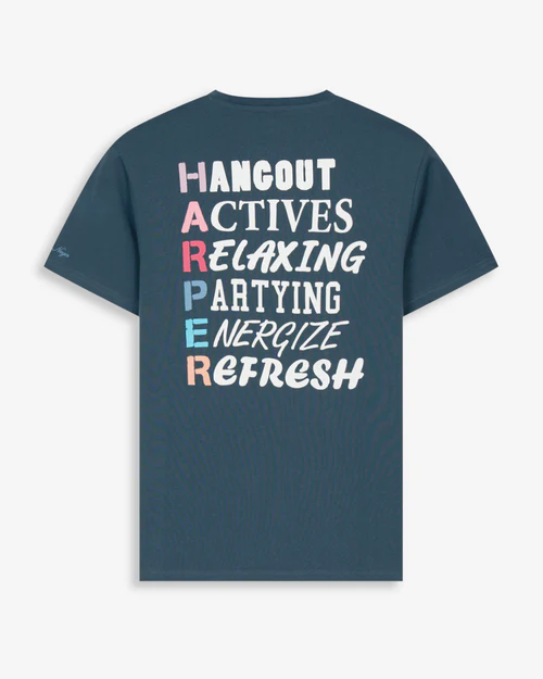 Camiseta Apres Surf Navy Grey - Harper &amp; Neyer