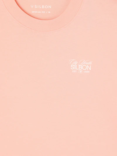 Camiseta Special Fit City Youth Coral - Silbon