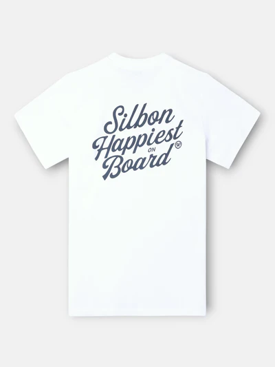 Camiseta Happiest Blanco - Silbon