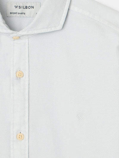 Camisa Sport Estructura Logo Verde Claro - Silbon