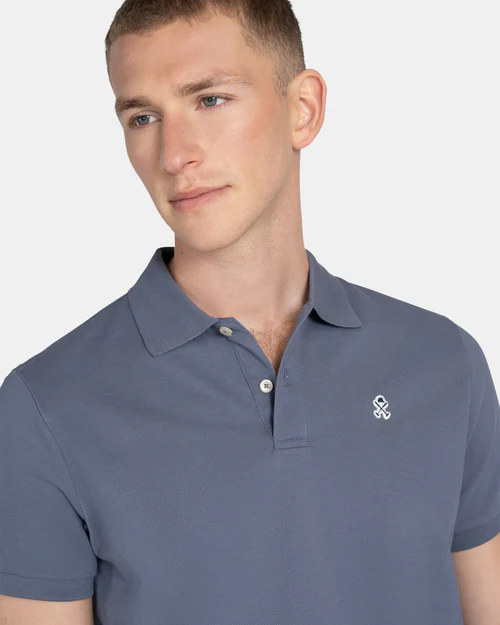 Polo Retro Blue Shadow - Harper &amp; Neyer