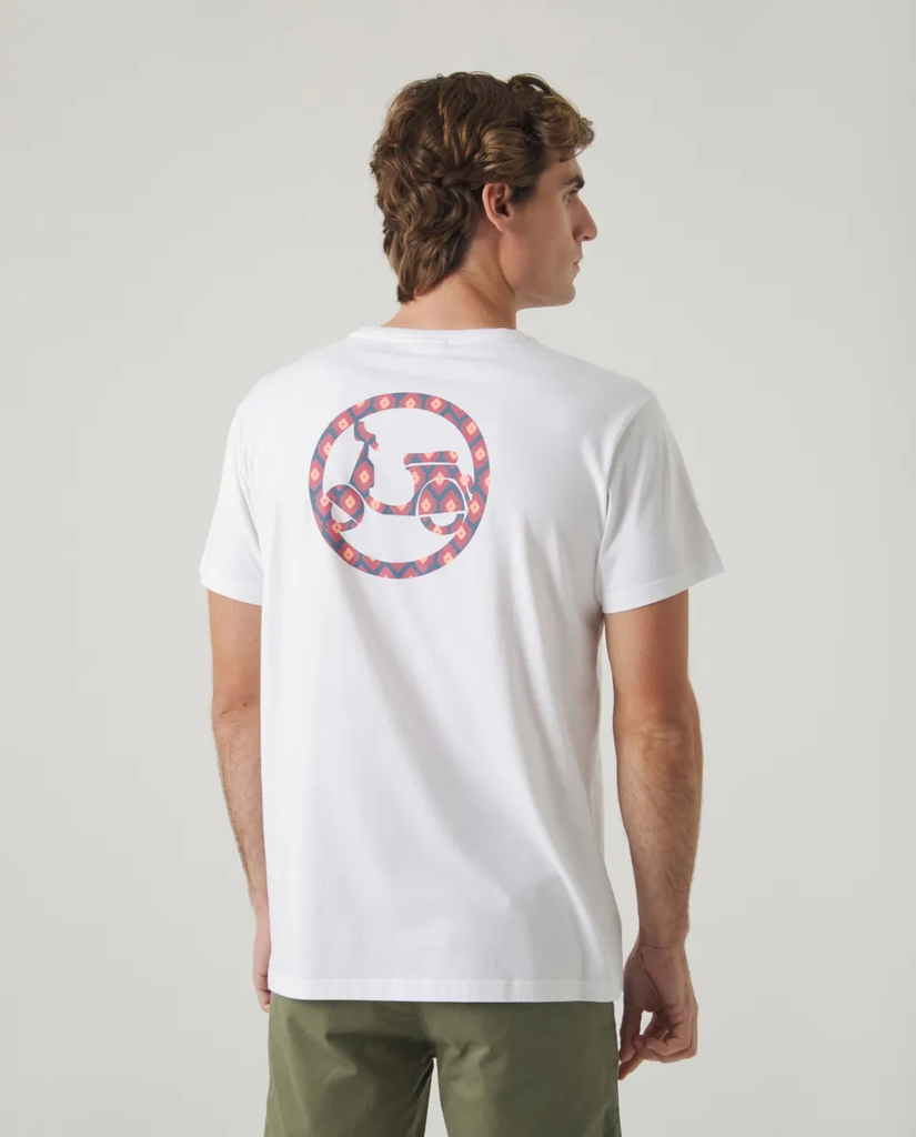 Camiseta Ikat Moto Blanco - Scotta