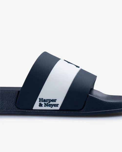 Chancla Pool Navy Blue - Harper &amp; Neyer