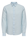 Onscaiden Lino Camisa Cashmere Blue - Only &amp; Sons
